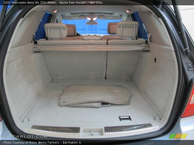Alpine Rain Metallic / Ash Grey 2007 Mercedes-Benz ML 350 4Matic