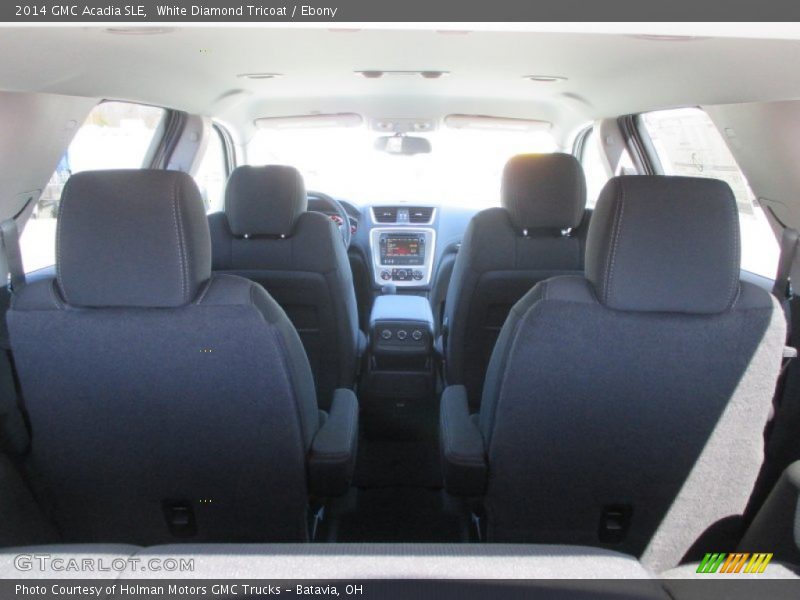 White Diamond Tricoat / Ebony 2014 GMC Acadia SLE