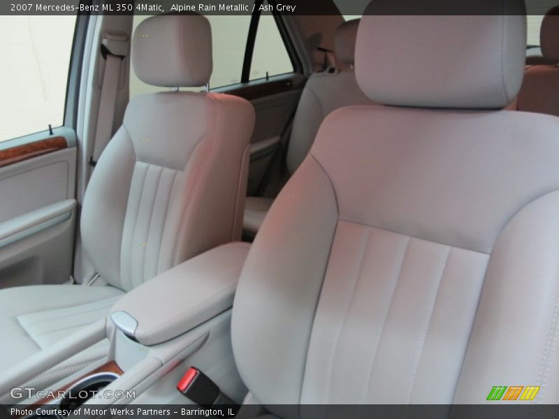 Alpine Rain Metallic / Ash Grey 2007 Mercedes-Benz ML 350 4Matic