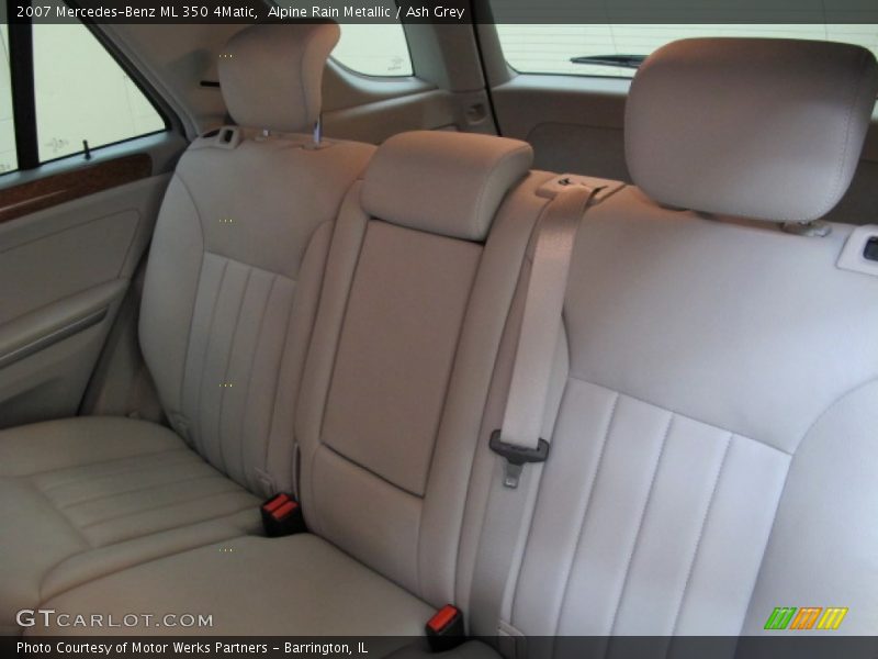 Alpine Rain Metallic / Ash Grey 2007 Mercedes-Benz ML 350 4Matic