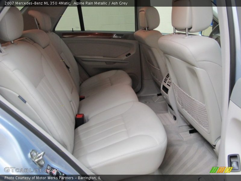 Alpine Rain Metallic / Ash Grey 2007 Mercedes-Benz ML 350 4Matic