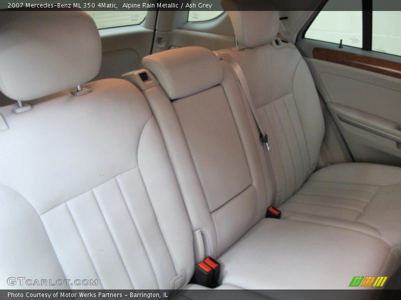 Alpine Rain Metallic / Ash Grey 2007 Mercedes-Benz ML 350 4Matic