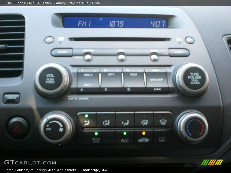 Galaxy Gray Metallic / Gray 2008 Honda Civic LX Sedan