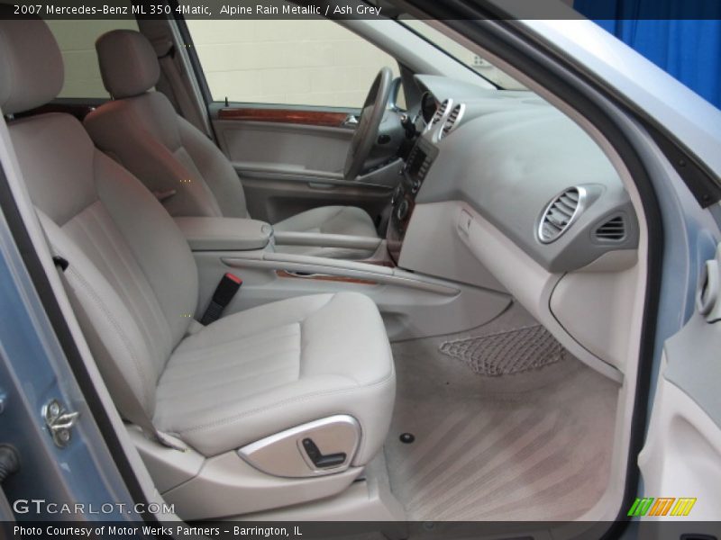 Alpine Rain Metallic / Ash Grey 2007 Mercedes-Benz ML 350 4Matic