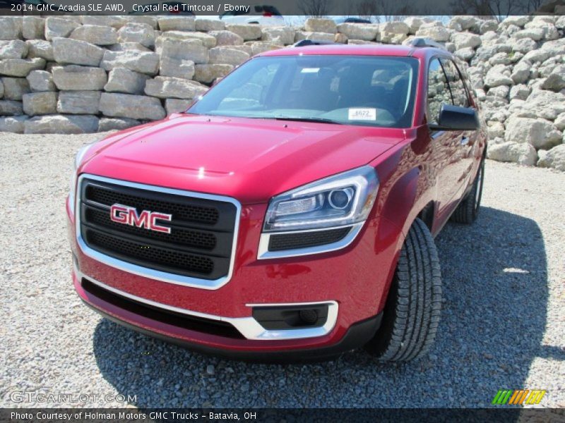 Crystal Red Tintcoat / Ebony 2014 GMC Acadia SLE AWD