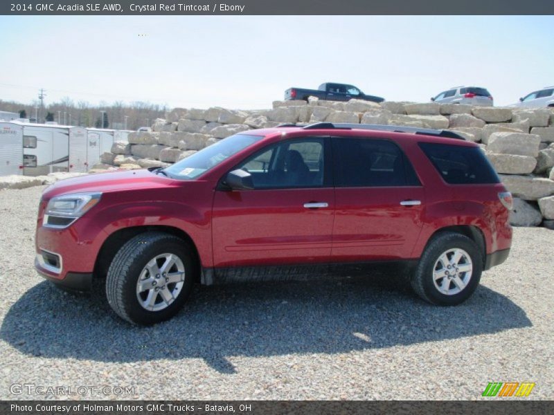 Crystal Red Tintcoat / Ebony 2014 GMC Acadia SLE AWD