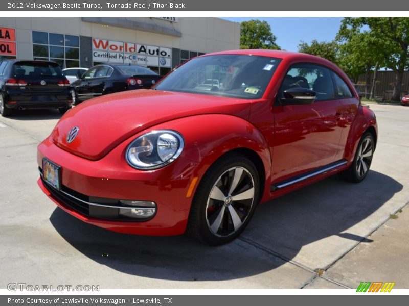 Tornado Red / Titan Black 2012 Volkswagen Beetle Turbo