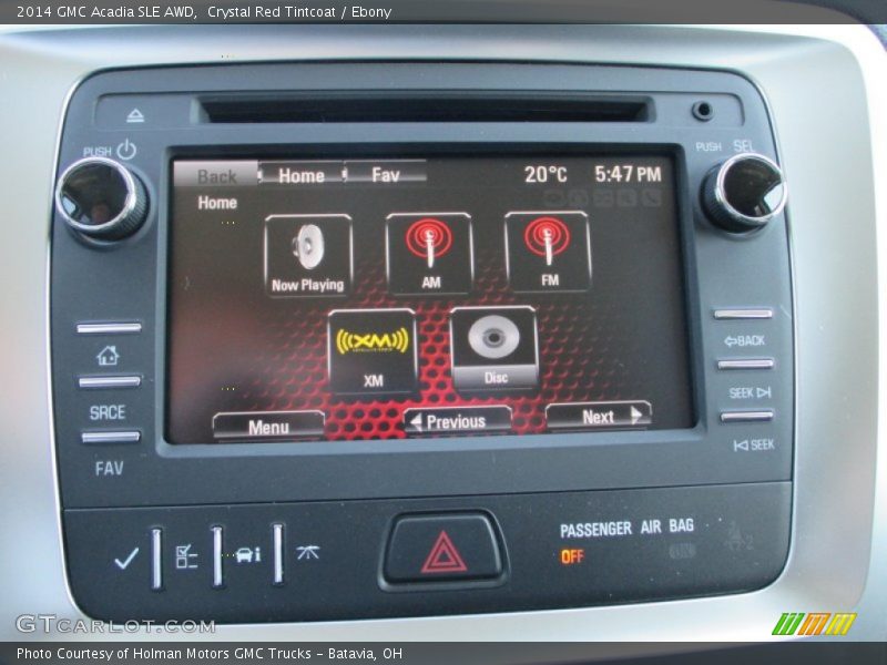 Crystal Red Tintcoat / Ebony 2014 GMC Acadia SLE AWD
