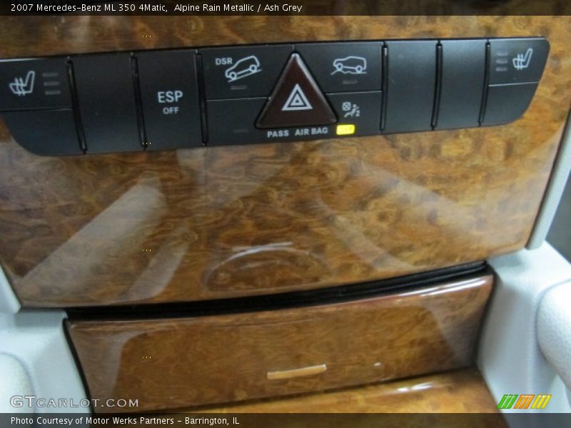 Alpine Rain Metallic / Ash Grey 2007 Mercedes-Benz ML 350 4Matic
