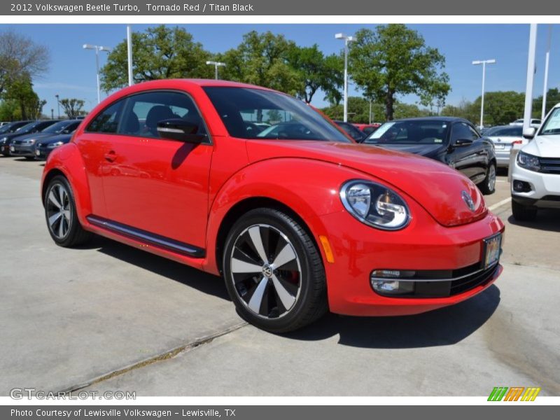 Tornado Red / Titan Black 2012 Volkswagen Beetle Turbo