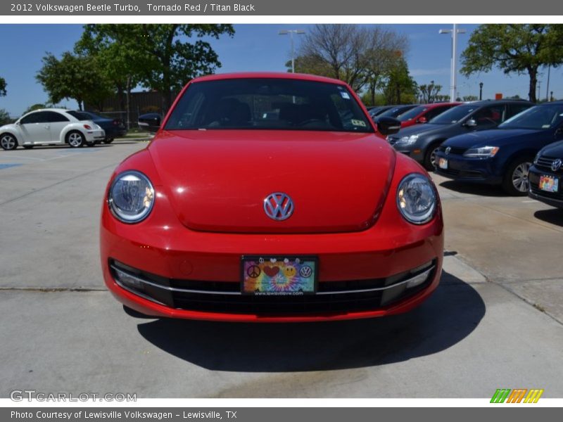 Tornado Red / Titan Black 2012 Volkswagen Beetle Turbo