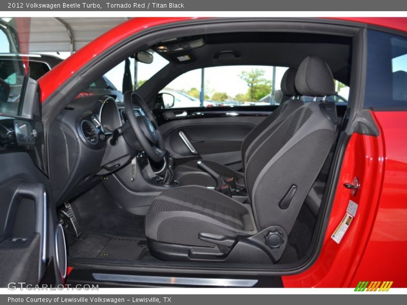 Tornado Red / Titan Black 2012 Volkswagen Beetle Turbo