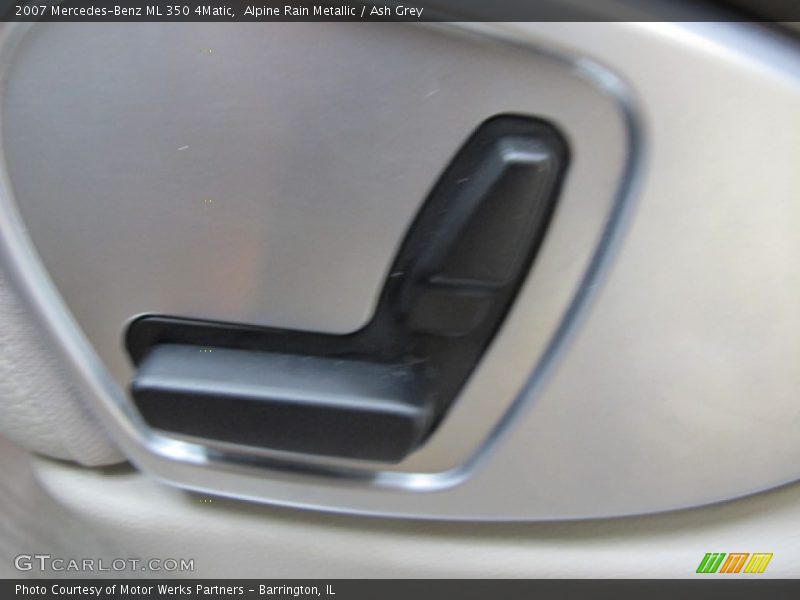 Alpine Rain Metallic / Ash Grey 2007 Mercedes-Benz ML 350 4Matic