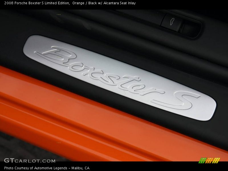 Orange / Black w/ Alcantara Seat Inlay 2008 Porsche Boxster S Limited Edition