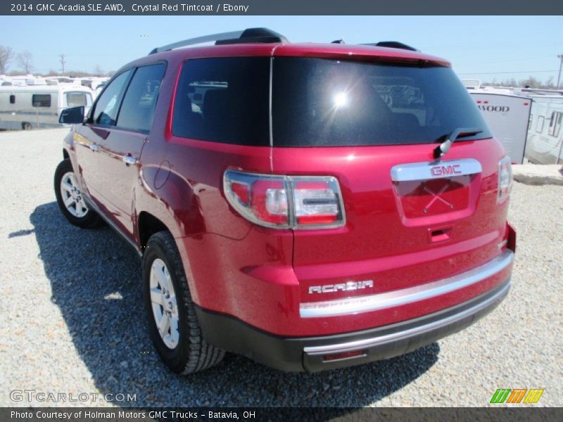 Crystal Red Tintcoat / Ebony 2014 GMC Acadia SLE AWD