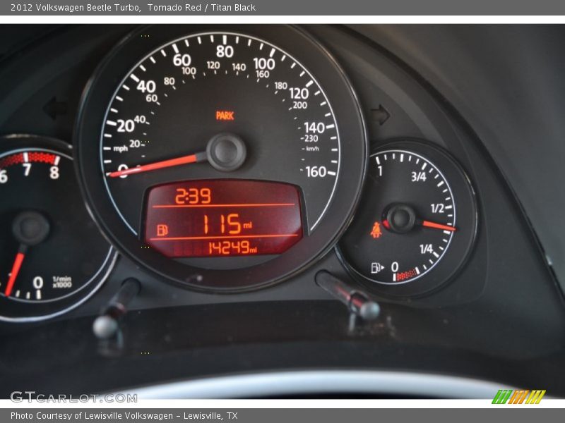 Tornado Red / Titan Black 2012 Volkswagen Beetle Turbo