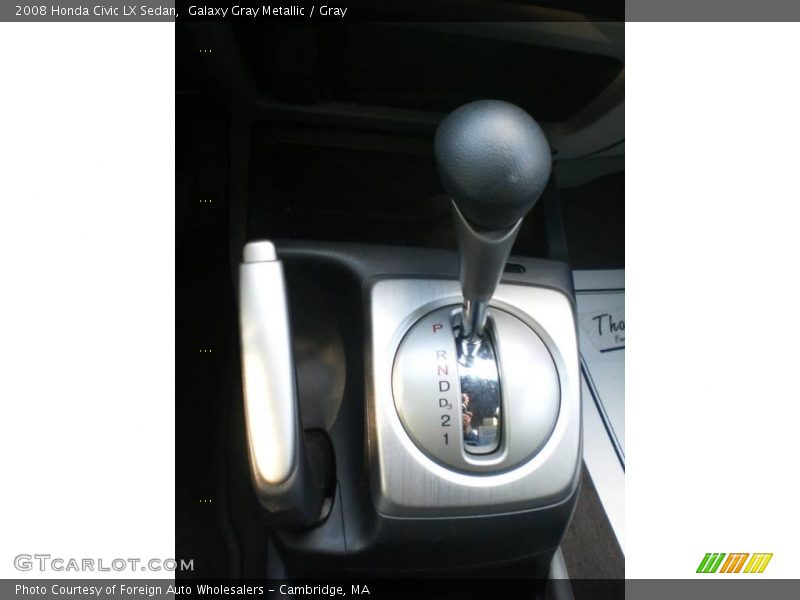 Galaxy Gray Metallic / Gray 2008 Honda Civic LX Sedan