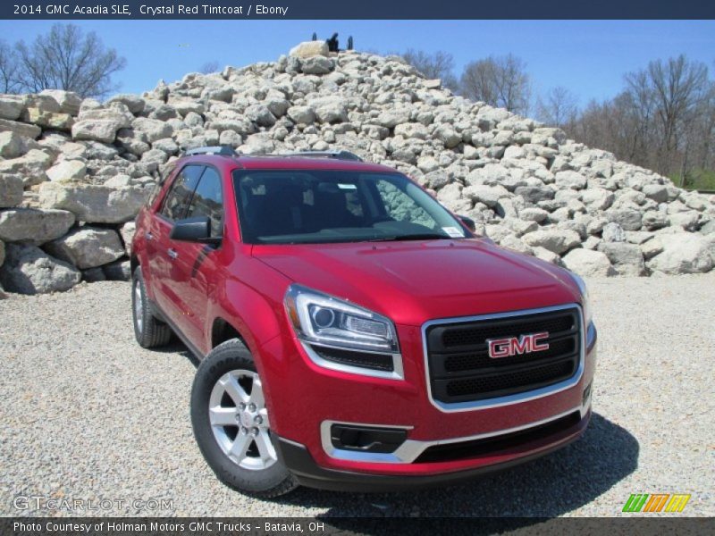 Crystal Red Tintcoat / Ebony 2014 GMC Acadia SLE