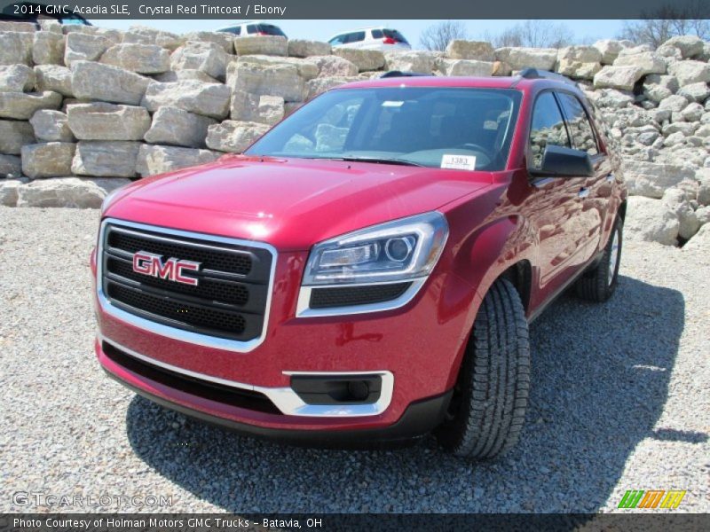 Crystal Red Tintcoat / Ebony 2014 GMC Acadia SLE