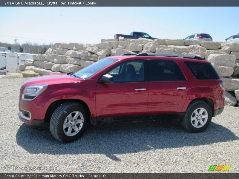 Crystal Red Tintcoat / Ebony 2014 GMC Acadia SLE