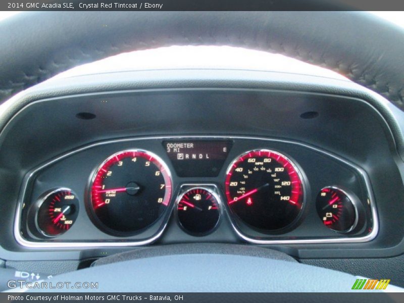 Crystal Red Tintcoat / Ebony 2014 GMC Acadia SLE