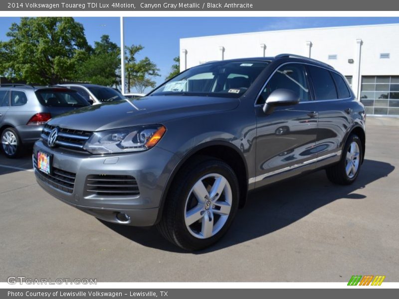 Canyon Gray Metallic / Black Anthracite 2014 Volkswagen Touareg TDI Lux 4Motion