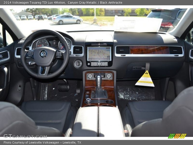 Canyon Gray Metallic / Black Anthracite 2014 Volkswagen Touareg TDI Lux 4Motion