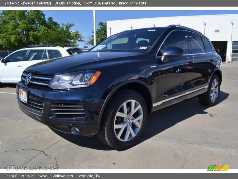 Night Blue Metallic / Black Anthracite 2014 Volkswagen Touareg TDI Lux 4Motion