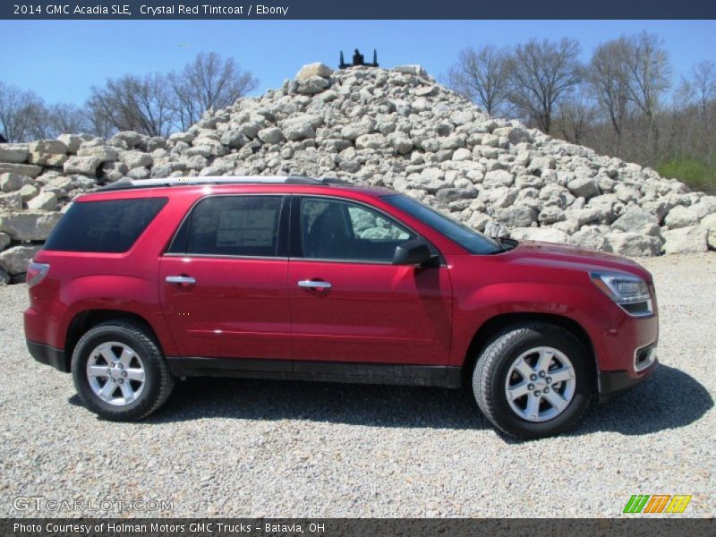 Crystal Red Tintcoat / Ebony 2014 GMC Acadia SLE