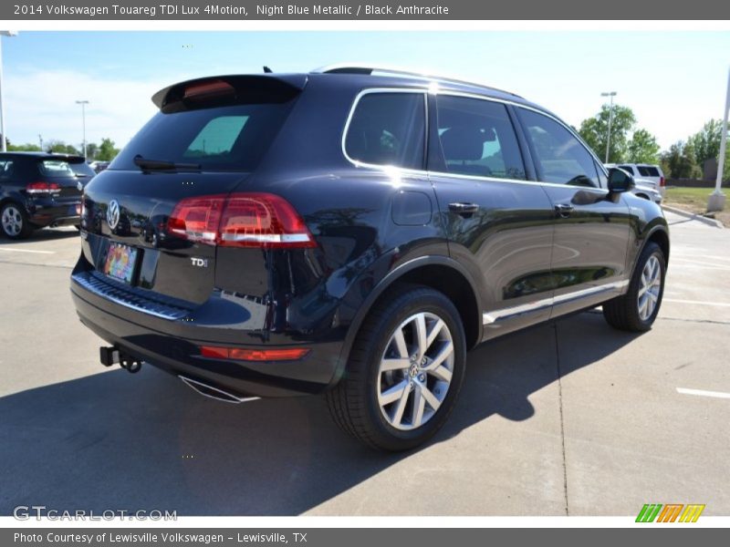 Night Blue Metallic / Black Anthracite 2014 Volkswagen Touareg TDI Lux 4Motion