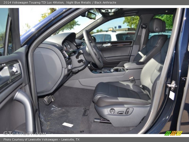 Night Blue Metallic / Black Anthracite 2014 Volkswagen Touareg TDI Lux 4Motion