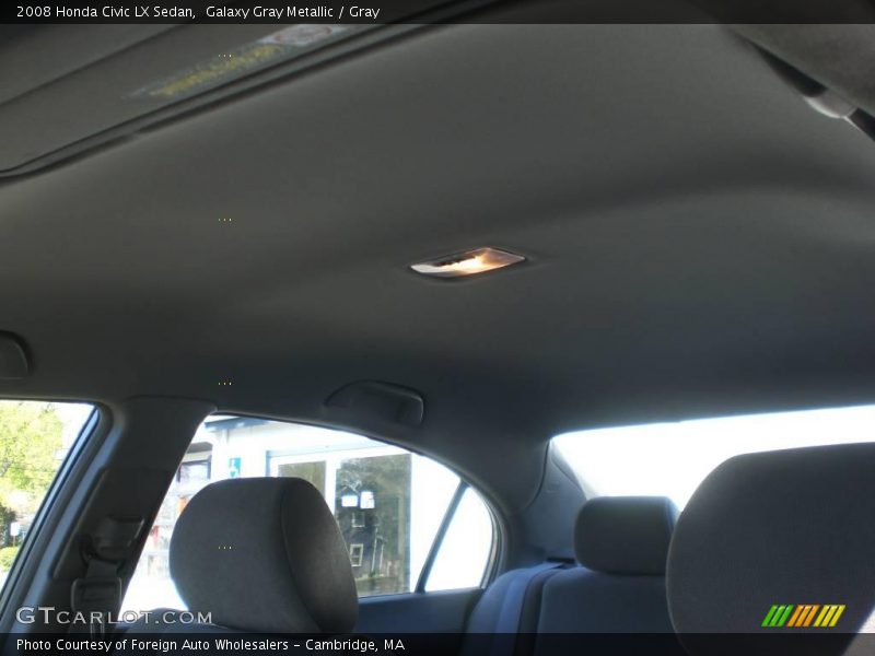 Galaxy Gray Metallic / Gray 2008 Honda Civic LX Sedan