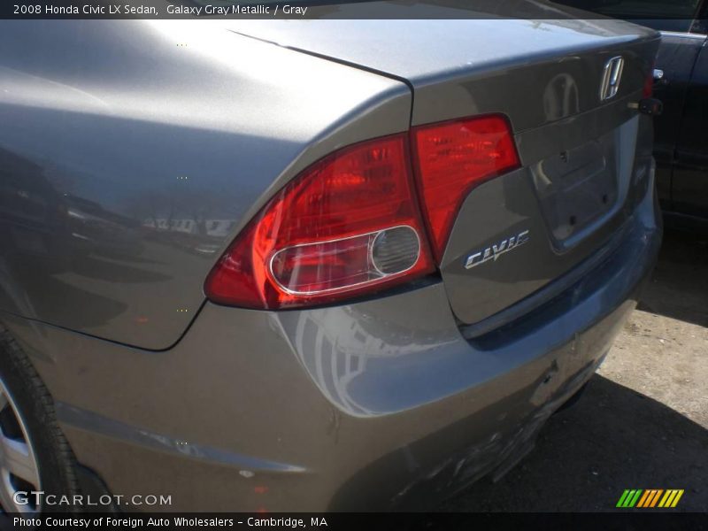 Galaxy Gray Metallic / Gray 2008 Honda Civic LX Sedan