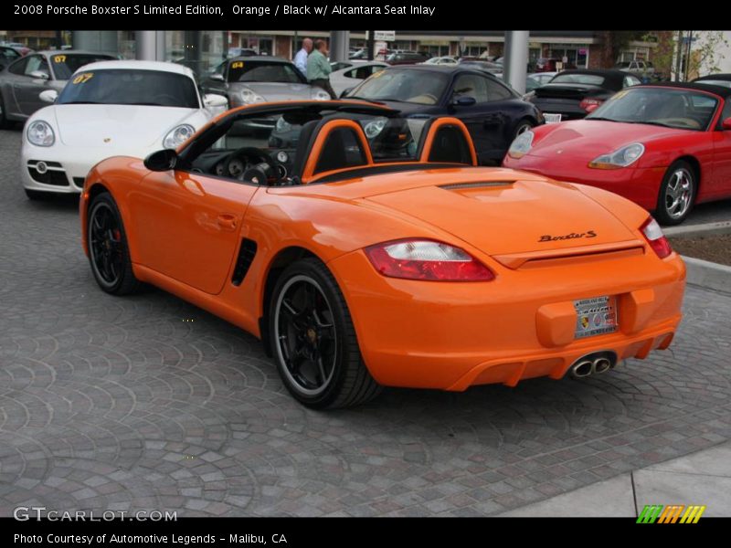 Orange / Black w/ Alcantara Seat Inlay 2008 Porsche Boxster S Limited Edition