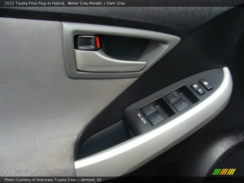 Winter Gray Metallic / Dark Gray 2013 Toyota Prius Plug-in Hybrid