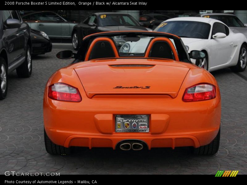 Orange / Black w/ Alcantara Seat Inlay 2008 Porsche Boxster S Limited Edition