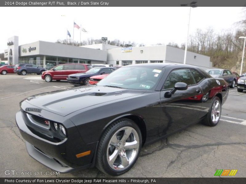 Black / Dark Slate Gray 2014 Dodge Challenger R/T Plus