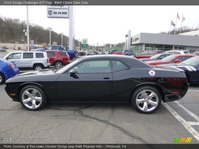 Black / Dark Slate Gray 2014 Dodge Challenger R/T Plus