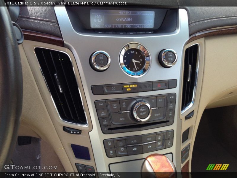 Vanilla Latte Metallic / Cashmere/Cocoa 2011 Cadillac CTS 3.0 Sedan