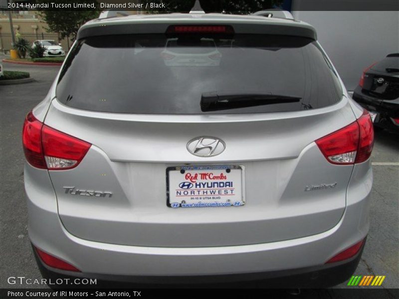 Diamond Silver / Black 2014 Hyundai Tucson Limited