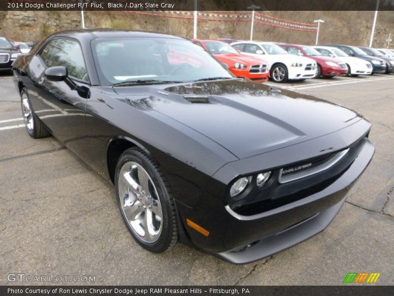 Black / Dark Slate Gray 2014 Dodge Challenger R/T Plus