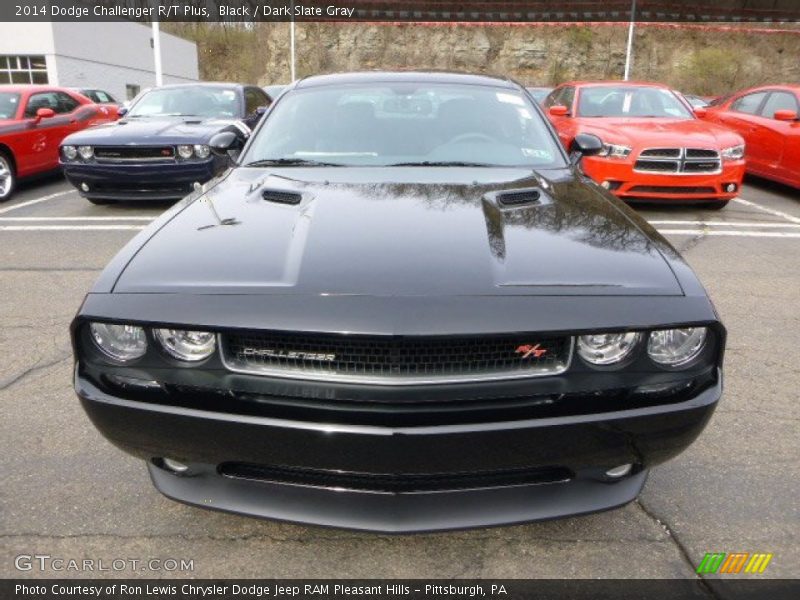 Black / Dark Slate Gray 2014 Dodge Challenger R/T Plus