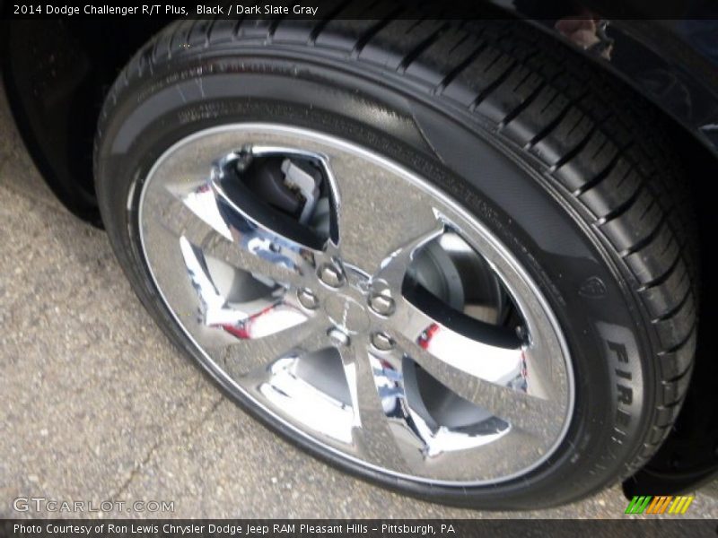 Black / Dark Slate Gray 2014 Dodge Challenger R/T Plus