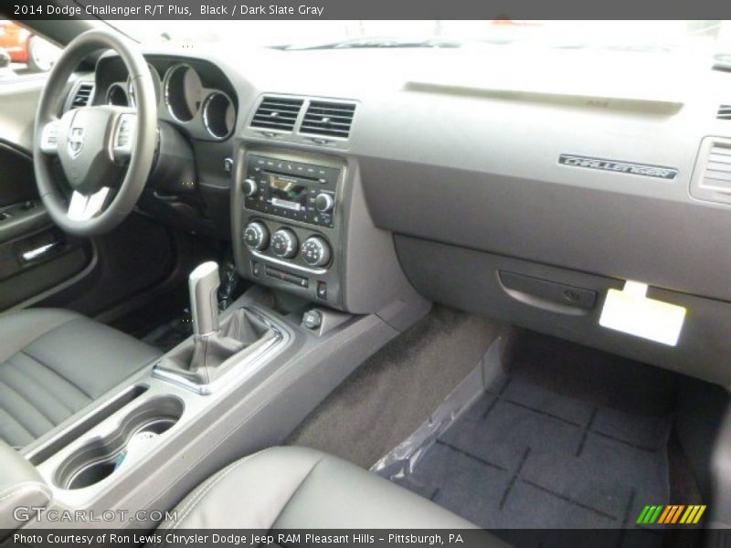 Black / Dark Slate Gray 2014 Dodge Challenger R/T Plus