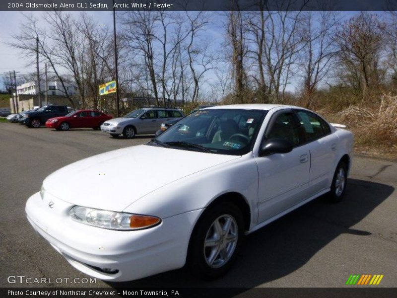 Arctic White / Pewter 2004 Oldsmobile Alero GL1 Sedan
