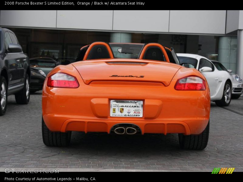 Orange / Black w/ Alcantara Seat Inlay 2008 Porsche Boxster S Limited Edition