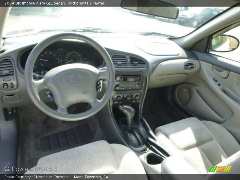 Arctic White / Pewter 2004 Oldsmobile Alero GL1 Sedan