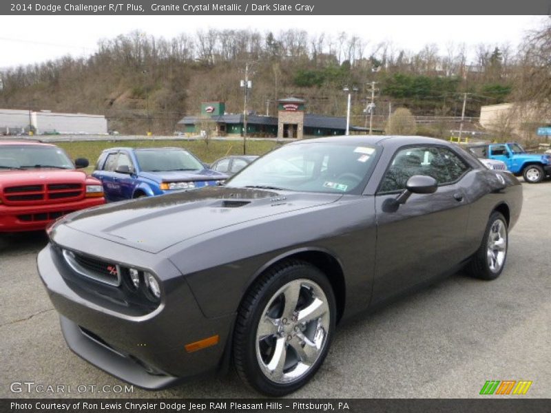 Granite Crystal Metallic / Dark Slate Gray 2014 Dodge Challenger R/T Plus