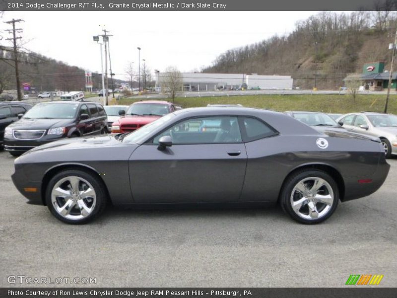 Granite Crystal Metallic / Dark Slate Gray 2014 Dodge Challenger R/T Plus