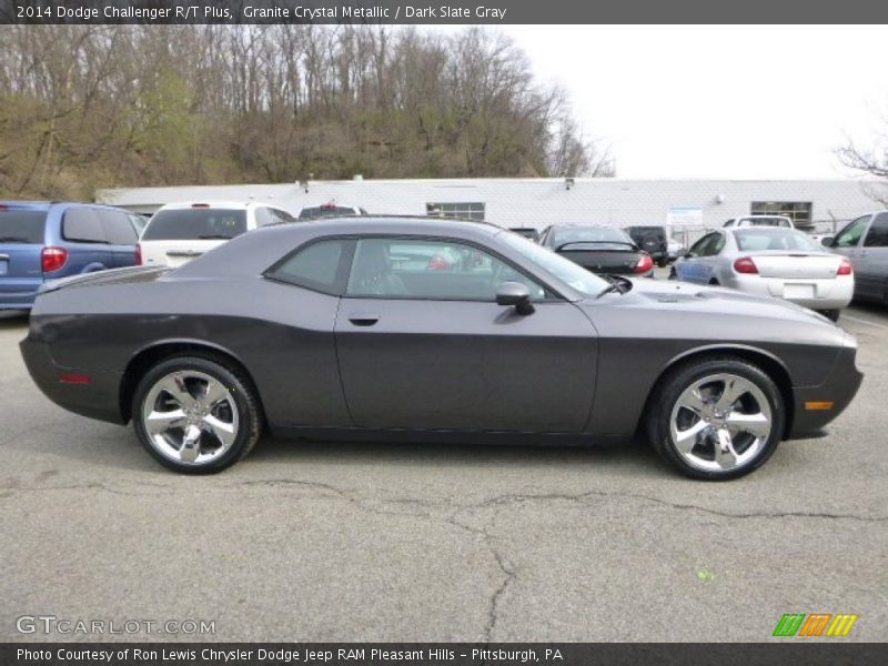 Granite Crystal Metallic / Dark Slate Gray 2014 Dodge Challenger R/T Plus